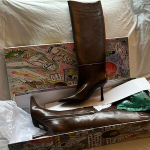 Jeffery Campbell Choc size 8 heeled boot never worn